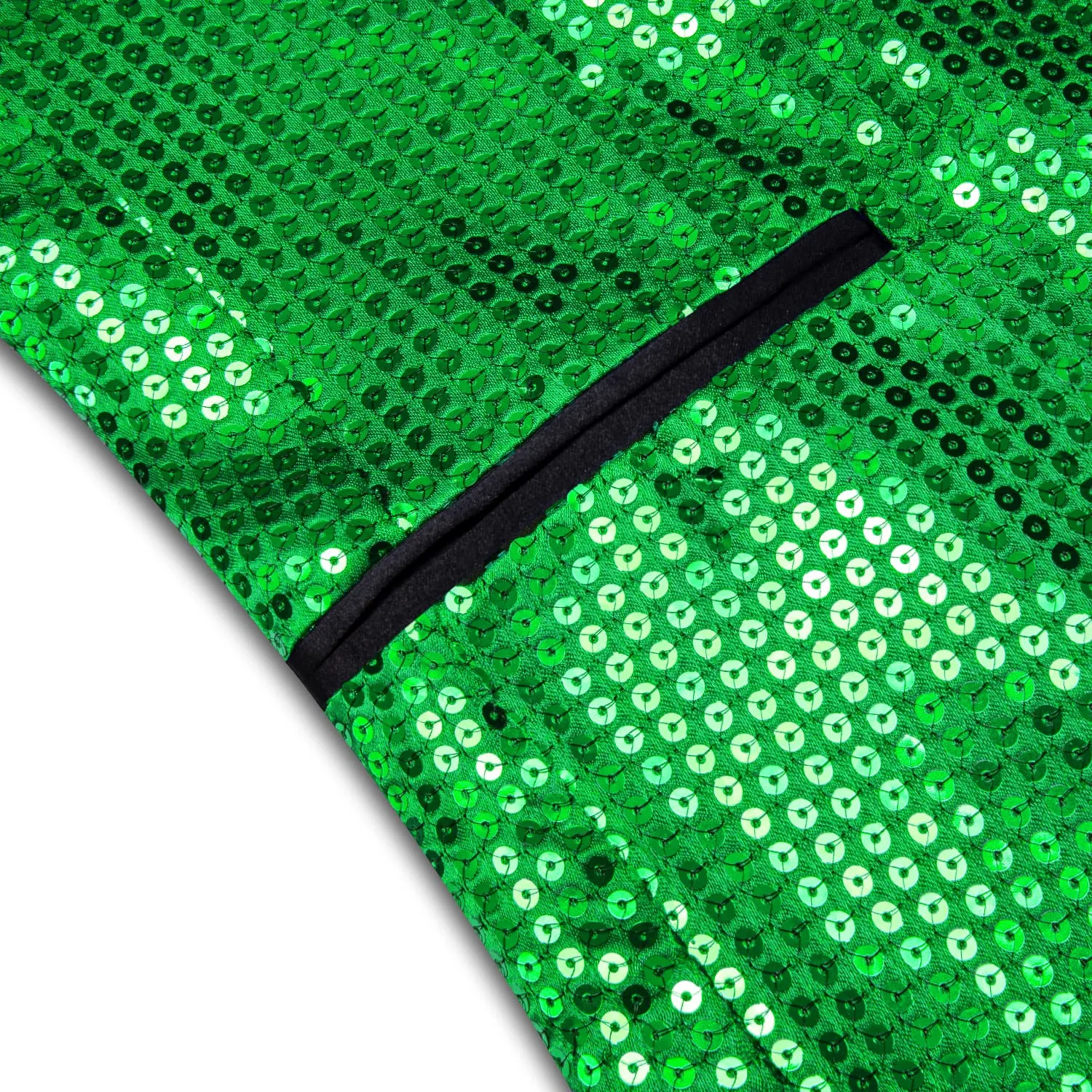 Ties2you Sequin Blazer Emerald Green Solid Shawl Collar Glitter Mens Suit