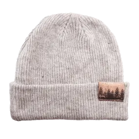 Treeline 100% Merino Wool   Cork Beanie | Heather