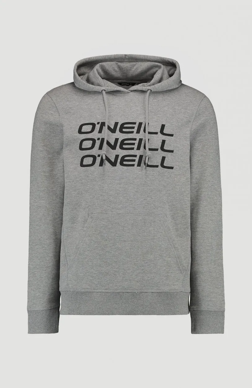 Triple Stack Hoodie | Silver Melee -A