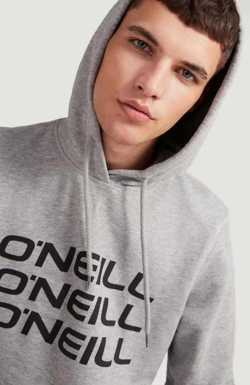 Triple Stack Hoodie | Silver Melee -A