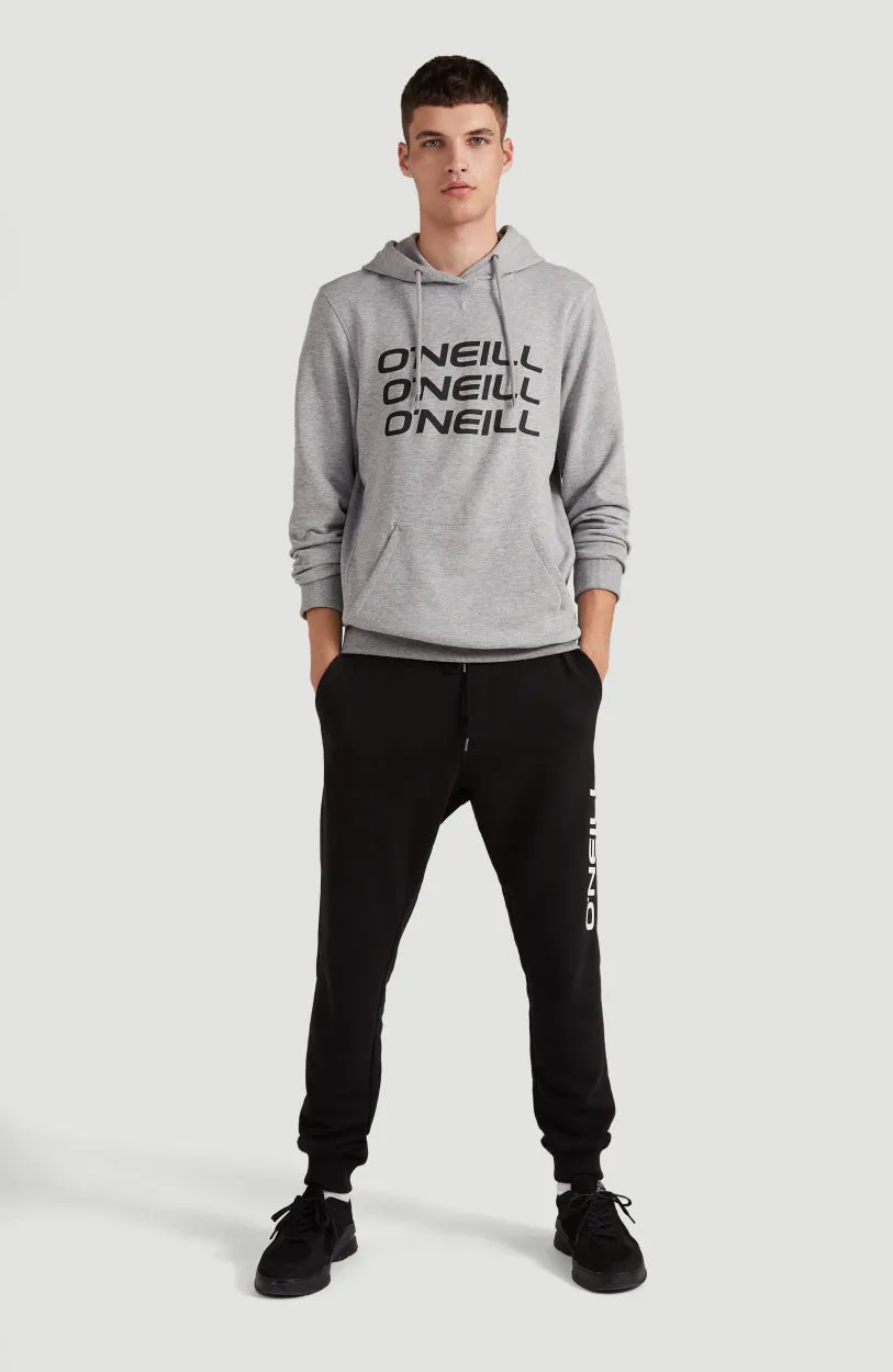 Triple Stack Hoodie | Silver Melee -A