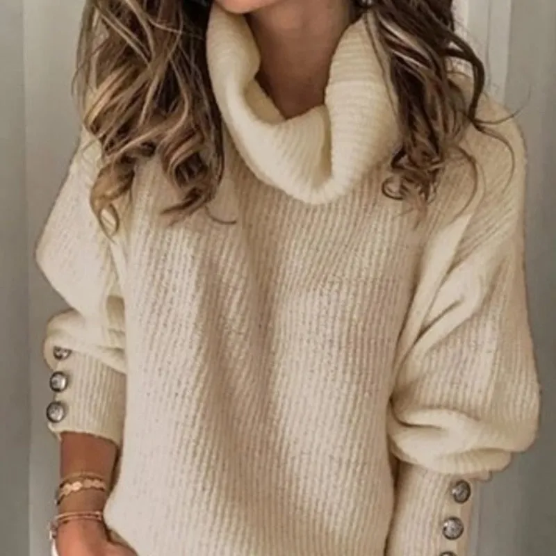 Turtleneck Oversized Knitted Sweater