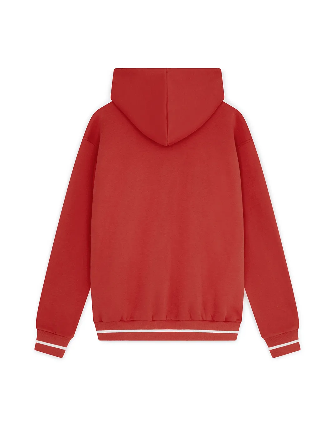 Varsity Hoodie in Crimson Red