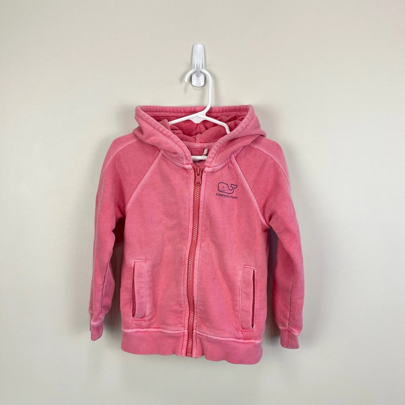 Vineyard Vines Jetty Red Whale Hoodie 3T