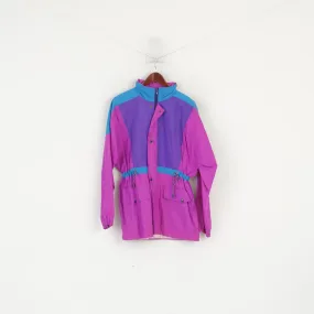 Vintage Men S Jacket Pink Purple Nylon Waterproof Outdoor Festival Parka