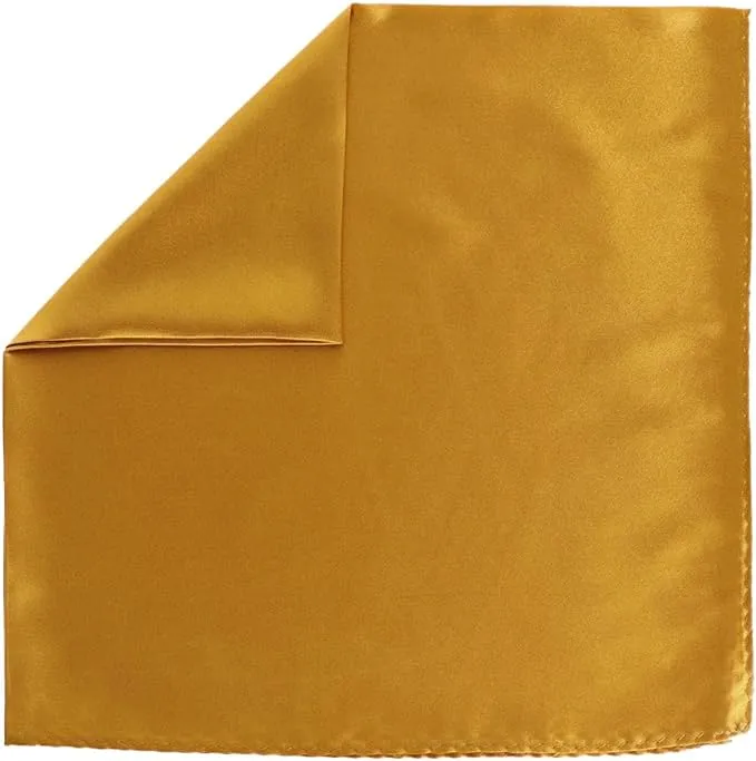 Vittorio Farina Men's Silky Satin Square Pocket Square