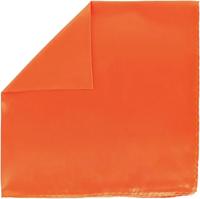 Vittorio Farina Men's Silky Satin Square Pocket Square