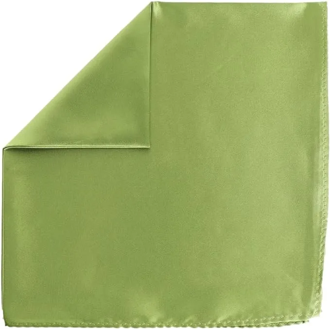 Vittorio Farina Men's Silky Satin Square Pocket Square