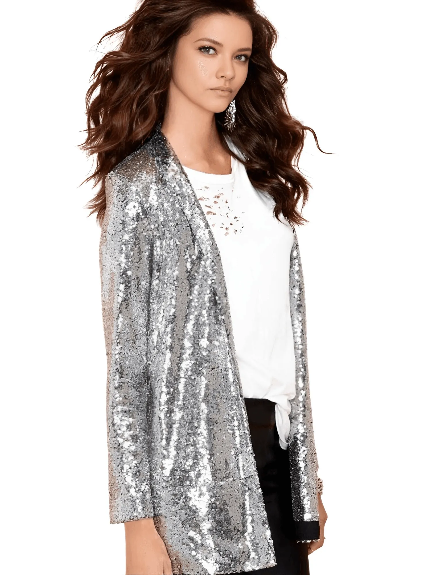 Women's Elegant Sequin Blazers