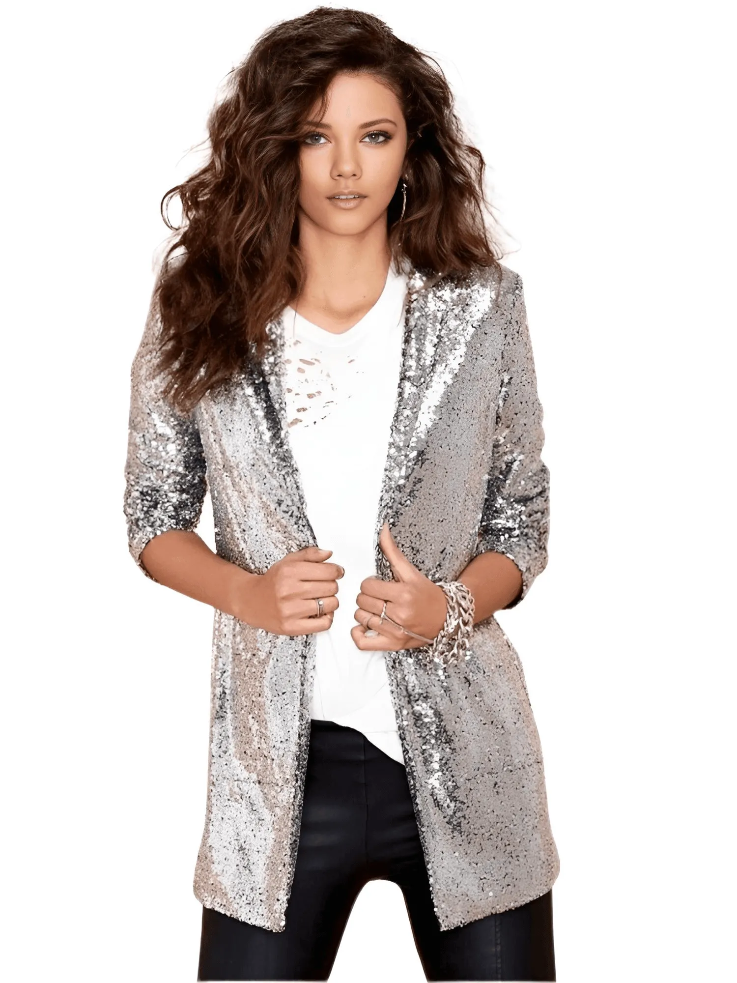 Women's Elegant Sequin Blazers