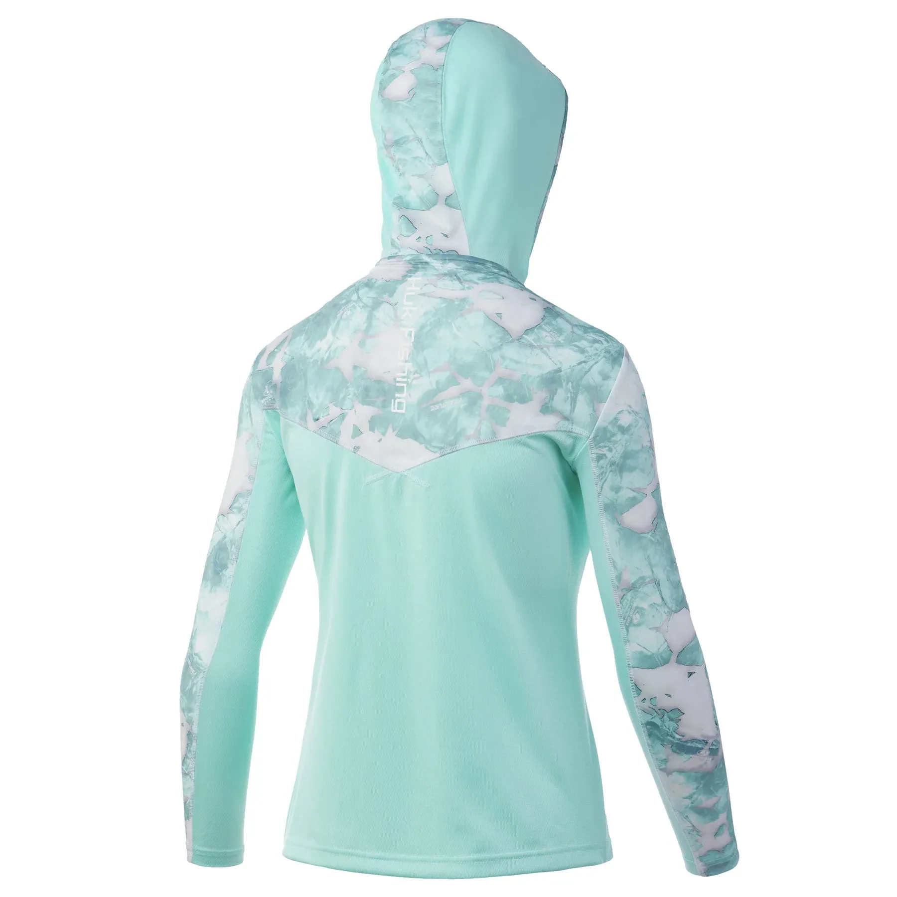 Women's Icon X Mossy Oak Fracture Hoodie - Seafoam