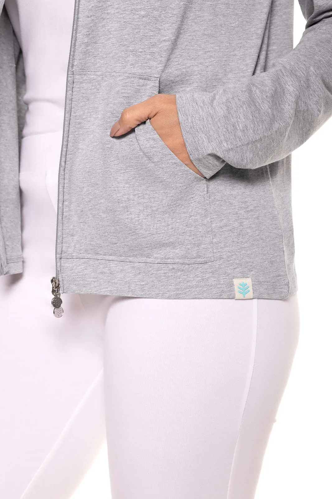 Women's Seaside Hoodie  |  Grey Heather